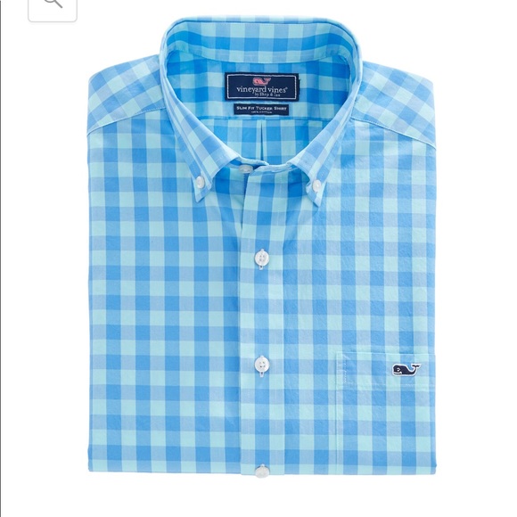Vineyard Vines Other - SALE🎈Vineyard Vines Turquoise check button down